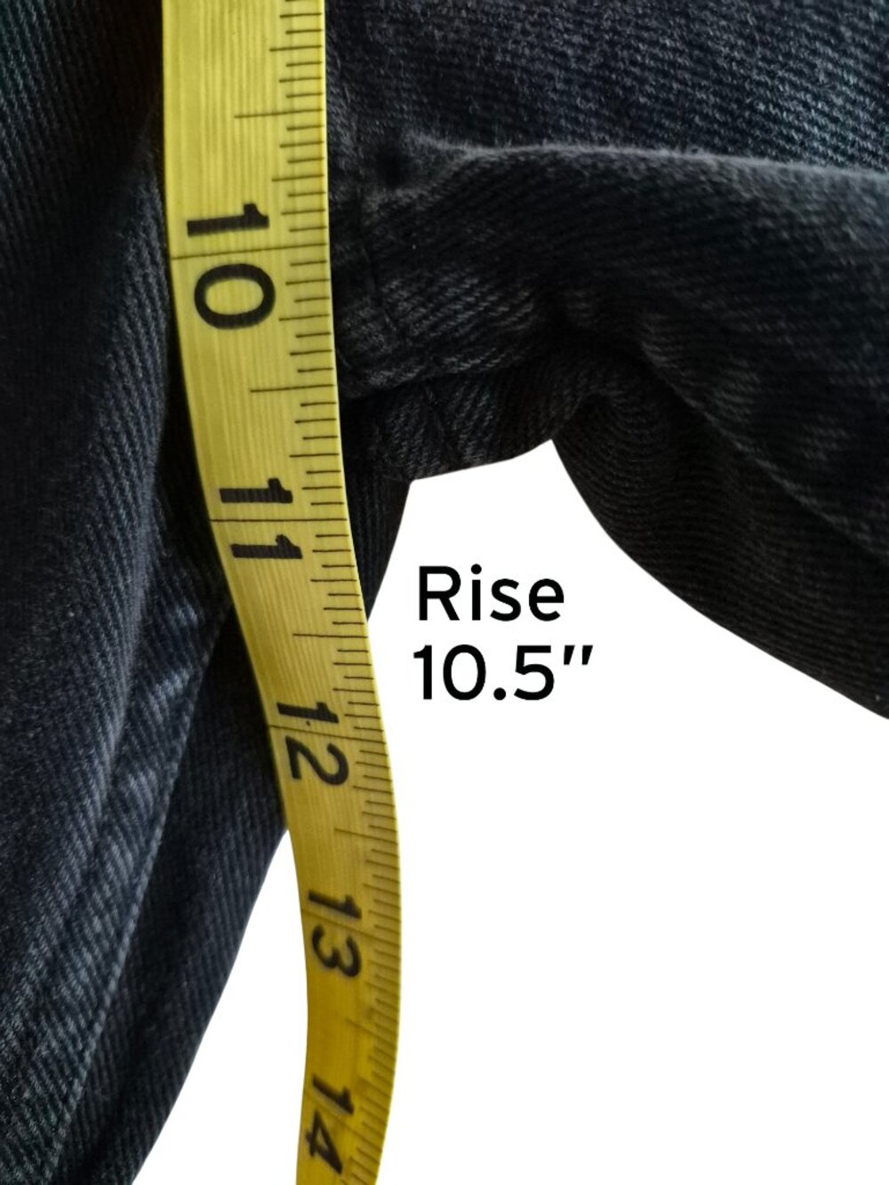 Refuge Denim Skater Y2K Wide leg Distressed Black Jeans Streetwear Size 03 - Picture 10 of 14
